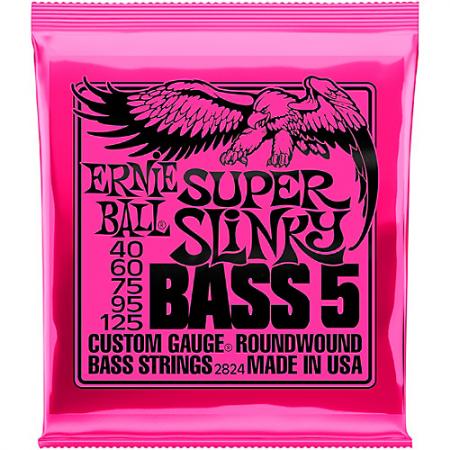 CUERDAS BAJO JUEGO 5 CUERDAS ERNIE BALL 40-125 EB2824 CUERDAS BAJO JUEGO 5 CUERDAS ERNIE BALL 40-125 EB2824