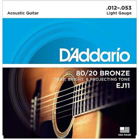 CUERDAS ACÚSTICA D´ADDARIO EJ11 12-53