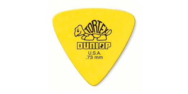 DUNLOP PÚA TORTEX TRIANGLE 0,73 AMARILLA