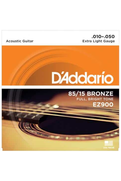 CUERDAS ACÚSTICA D´ADDARIO EZ900 10-50