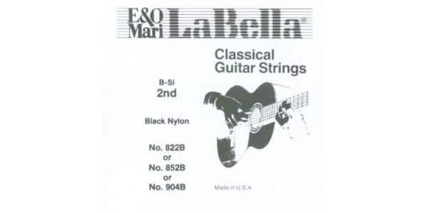CUERDA LA BELLA BLACK NYLON ALTA TENSIÓN 2ª