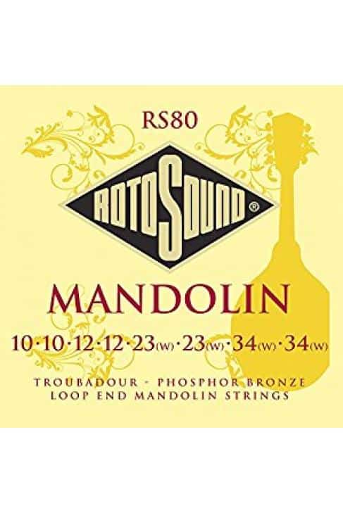 CUERDAS MANDOLINA ROTOSOUND RS80 JUEGO