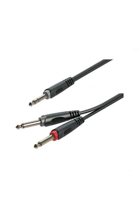 SOUNDSATION JJJ15BK CABLE JACKST/2JACKMONO 1,5M