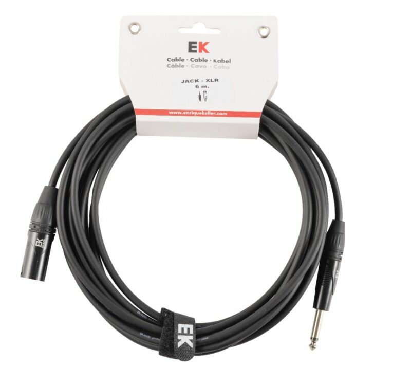 CABLE ALTAVOZ EK AUDIO XLR MACHO-JACK 9M PXJ0059