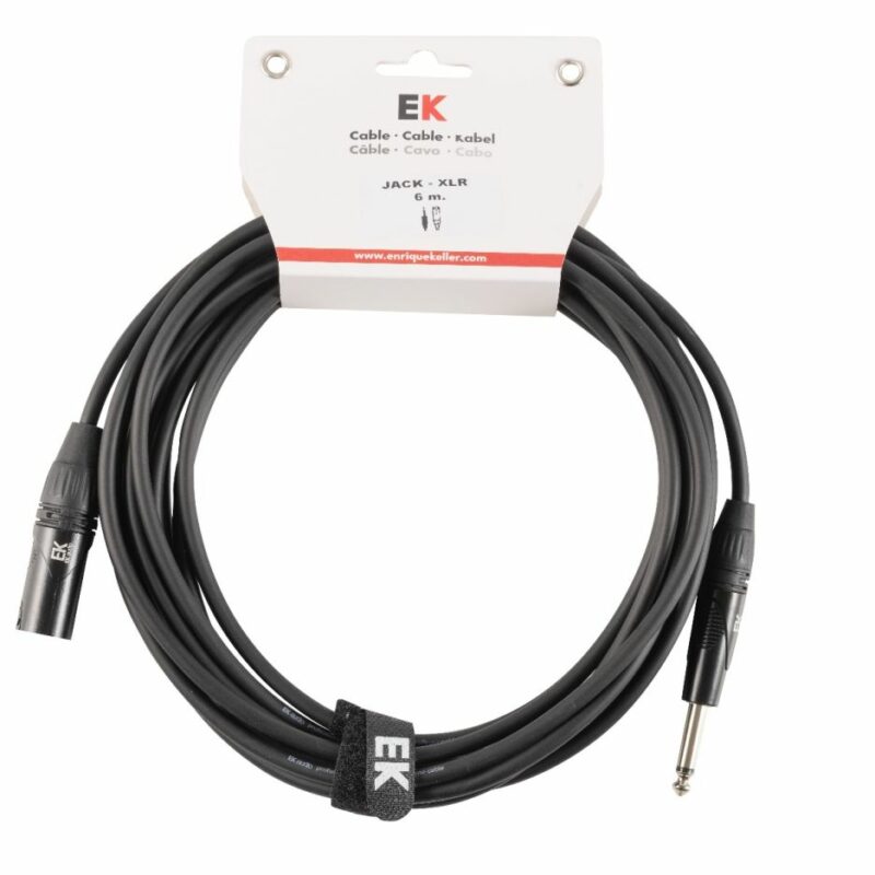 CABLE ALTAVOZ EK AUDIO XLR MACHO-JACK 9M PXJ0059