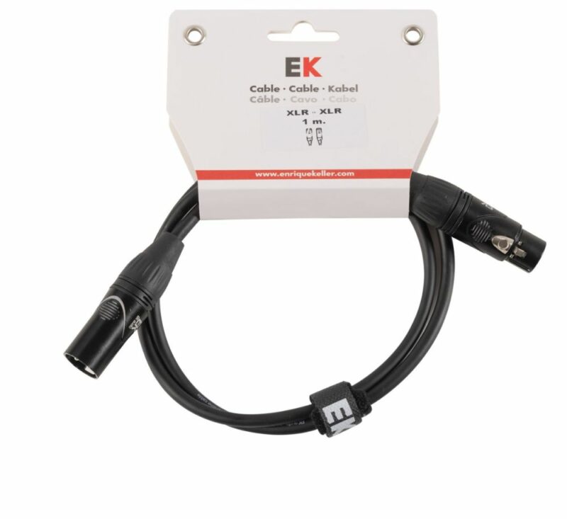 CABLE MICRO XLR-XLR 9M EK AUDIO PXX0019