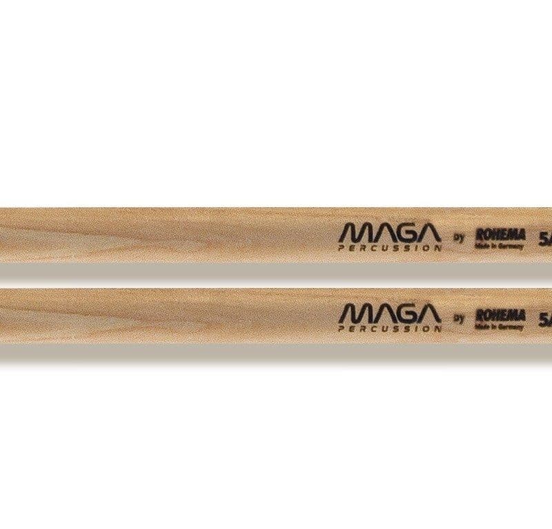 PAR BAQUETAS ROHEMA 5A HICKORY MAGA PERCUSION
