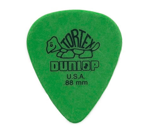 DUNLOP PÚA TORTEX STANDARD 0,88 VERDE