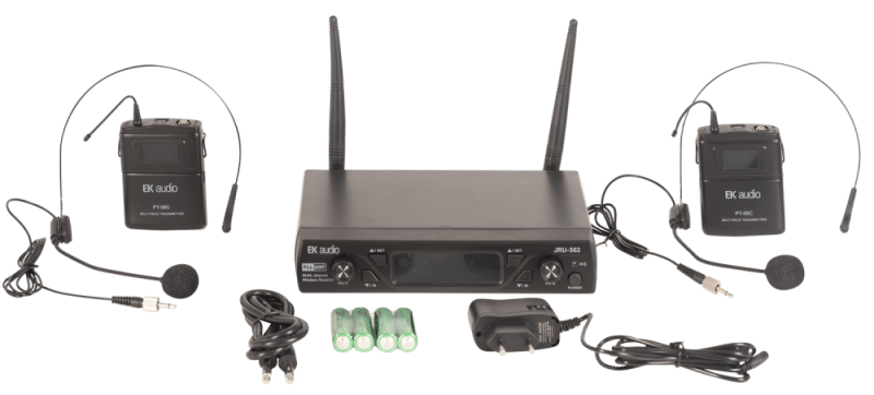 MICRÓFONO INALÁMBRICO DE DIADEMA DOBLE EK AUDIO EKWLCC