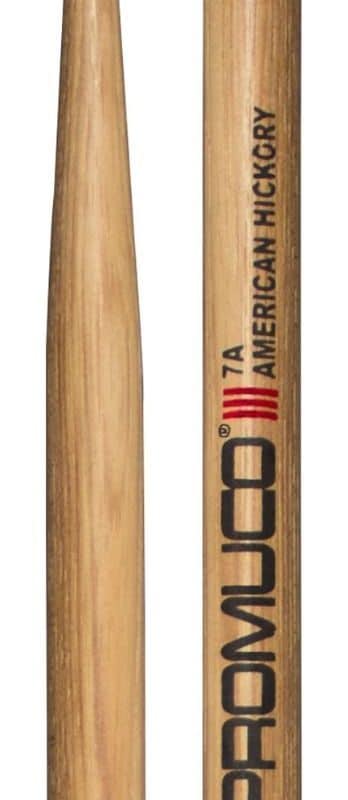 PAR BAQUETAS PROMUCO 7A PREMIUM HICKORY