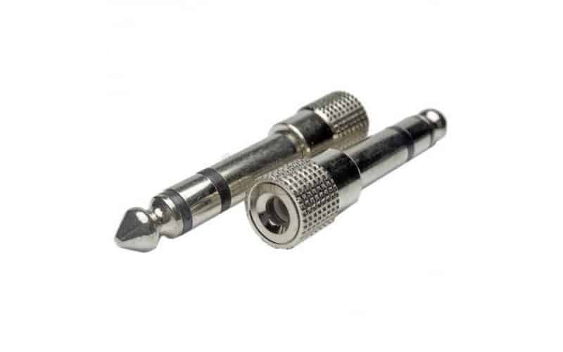 ADAPTADOR KIRLIN MINIJACK-JACK METÁLICO