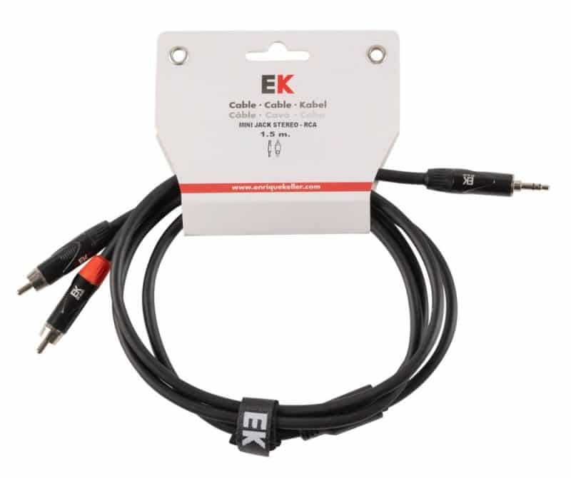 CABLE EK AUDIO MINI JACK/RCA 3M PY0013