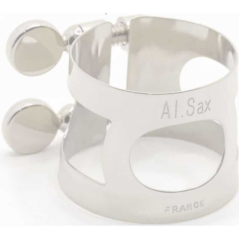 ABRAZADERA SAXO ALTO BONADE M80 PLATEADA