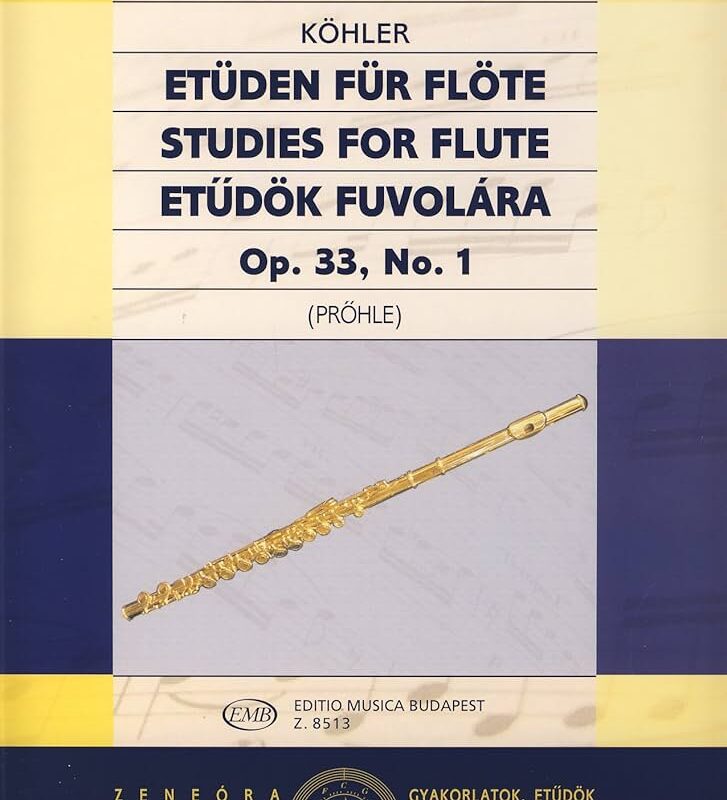 KÖHLER OP.33 ESTUDIOS FLAUTA V.1 EMB