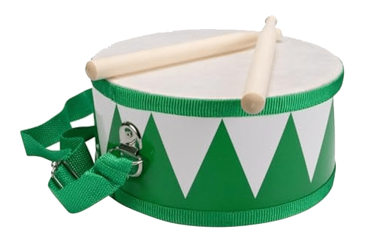 TAMBOR INFANTIL RITMO VERDE 20CM D033GR